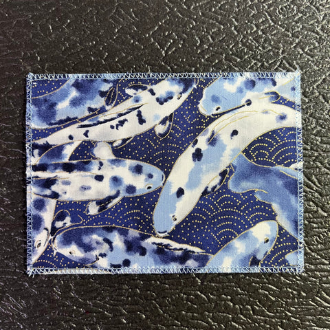 Koi Fish on Navy